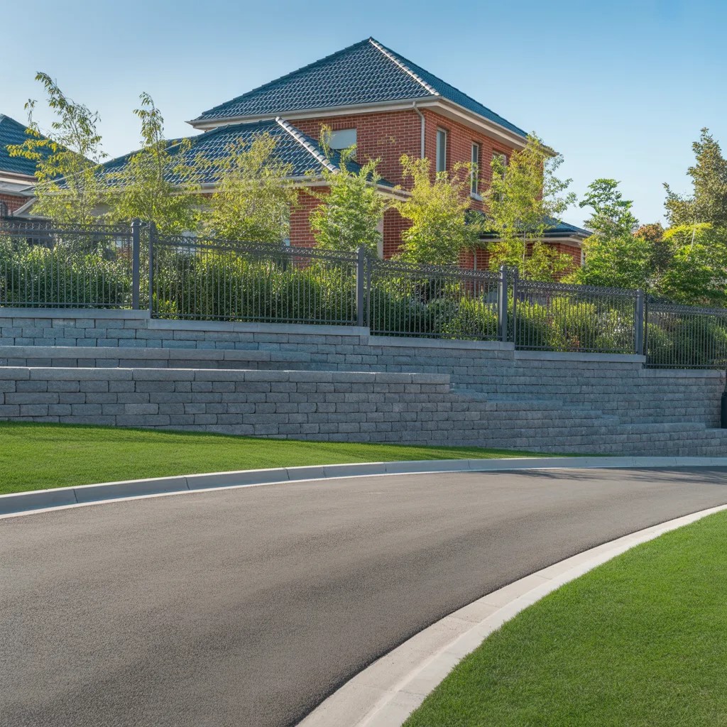 Stenläggning Bygga Stödmurar