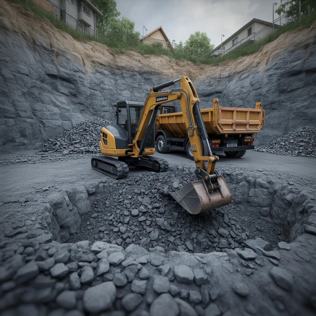 Stenspräckning Bergsprängning