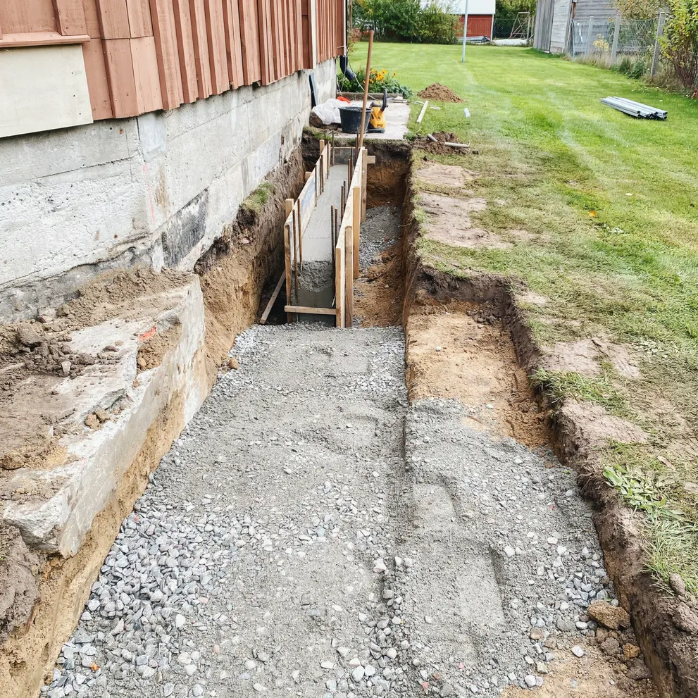 grundforstarkning renovera husgrund vallingby stockholm